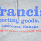 Vintage 1990s Francis Sporting Goods Lawrence Kansas Hoodie Sweatshirt Mens Large from propervintagecanada