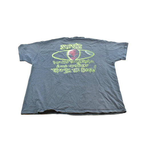Vintage 1990s Freeze New York Alien Basketball Jumpshot T-shirt Mens XL from propervintagecanada