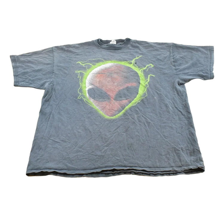 Vintage 1990s Freeze New York Alien Basketball Jumpshot T-shirt Mens XL from propervintagecanada