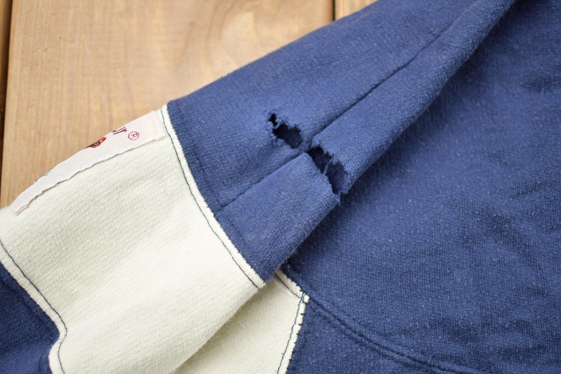 Vintage 1990s French Crewneck Sweatshirt Men's Medium from propervintagecanada