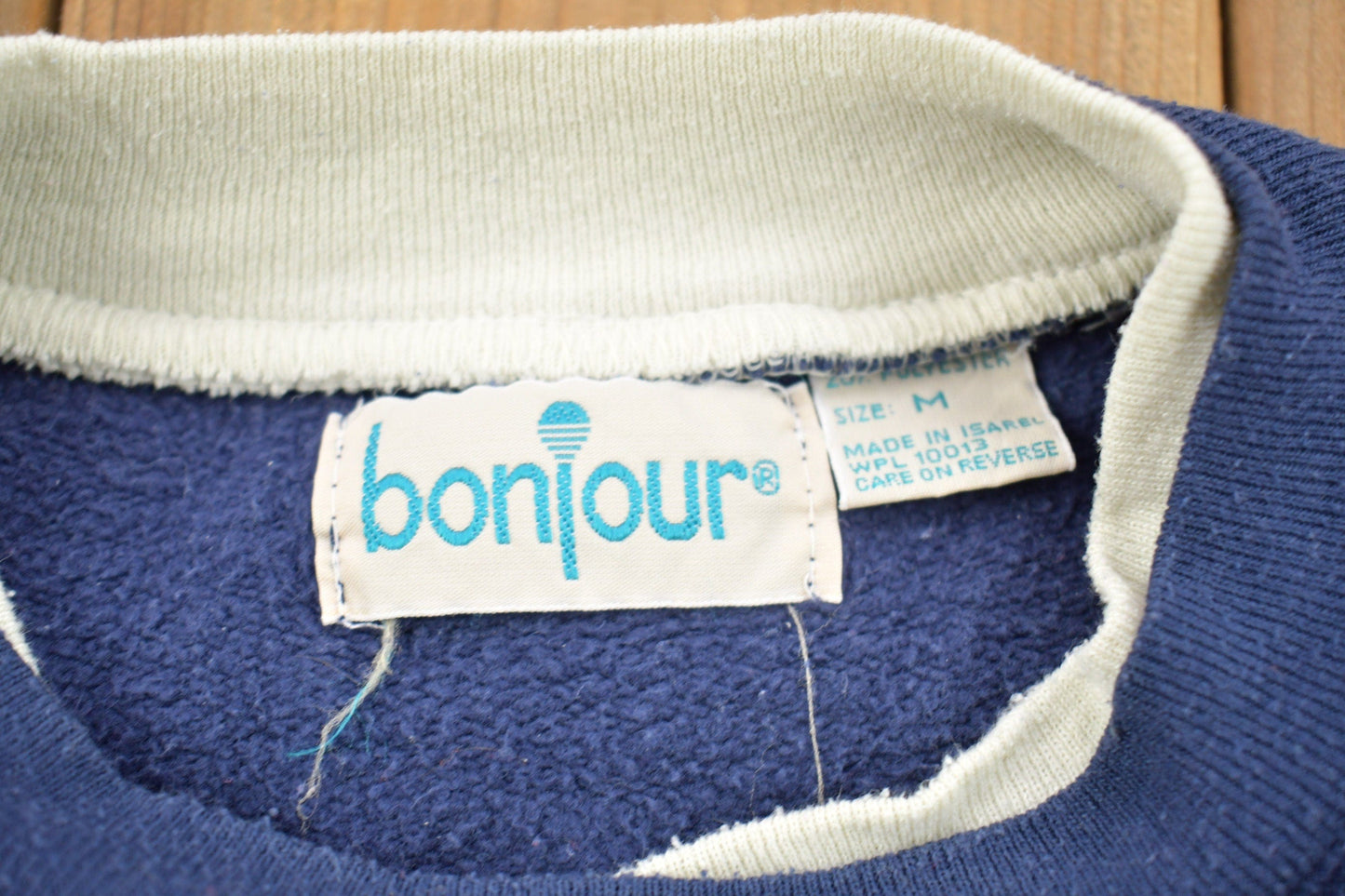 Vintage 1990s French Crewneck Sweatshirt Men's Medium from propervintagecanada