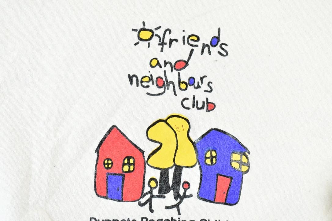 Vintage 1990s Friends and Neighbours Club Souvenir Crewneck Sweatshirt Men's XL from propervintagecanada