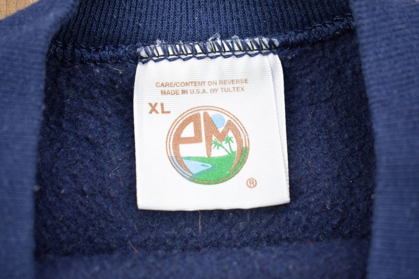 Vintage 1990s Friends Quilted Crewneck Sweater Men's Small from propervintagecanada