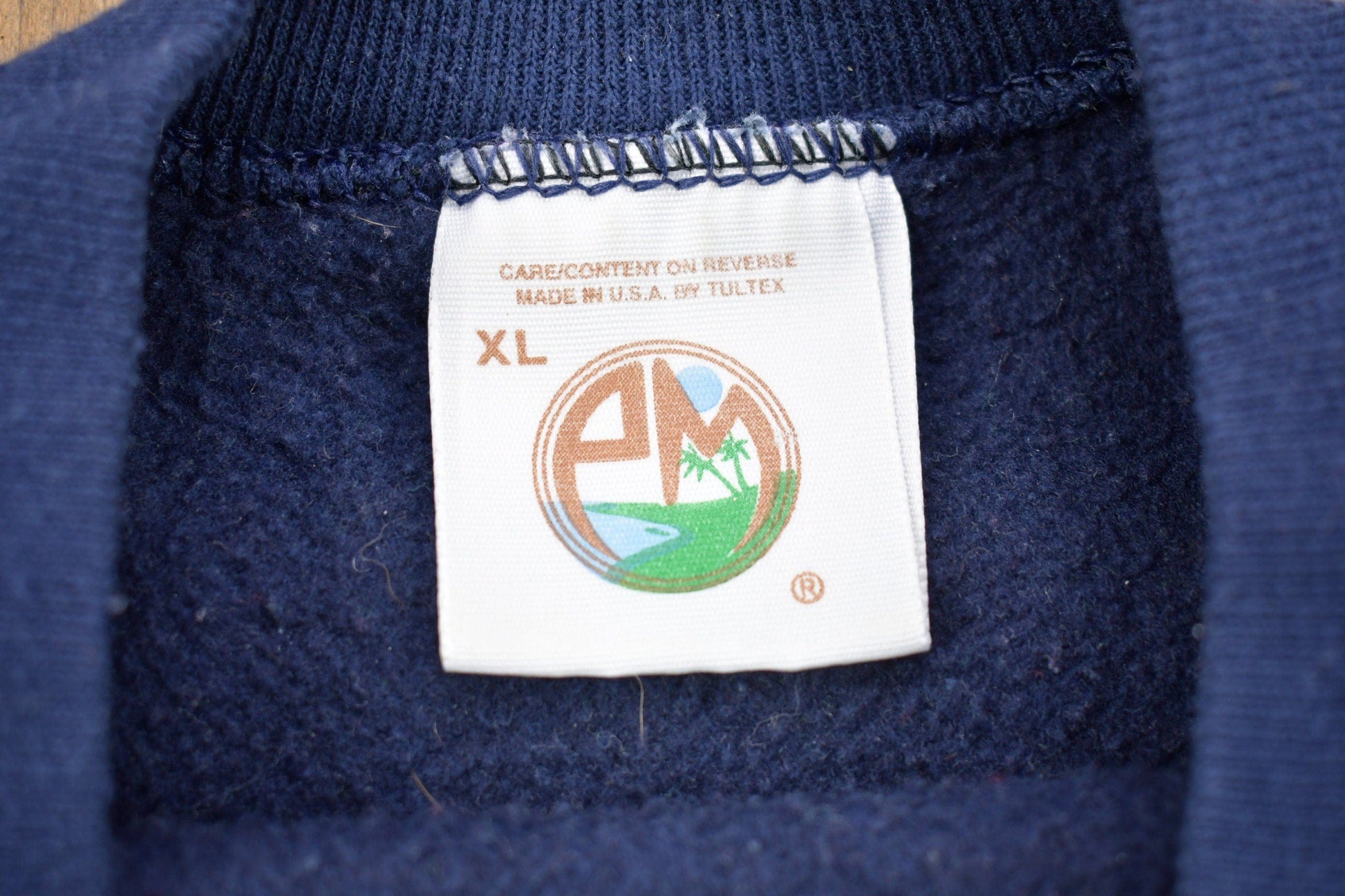 Vintage 1990s Friends Quilted Crewneck Sweater Men's Small from propervintagecanada