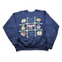 Vintage 1990s Friends Quilted Crewneck Sweater Men&