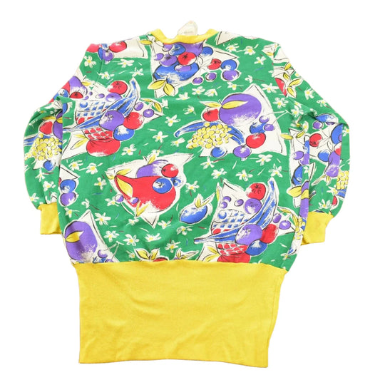 Vintage 1990s Fruit All Over Print Graphic Crewneck Sweatshirt Women's L from propervintagecanada