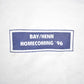 Vintage 1990s Fruit of The Loom Bay Henn Homecoming Collegiate T-Shirt Men's XL from propervintagecanada