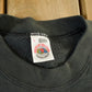 Vintage 1990s Fruit of the Loom Black Crewneck Sweatshirt Men's Large from propervintagecanada