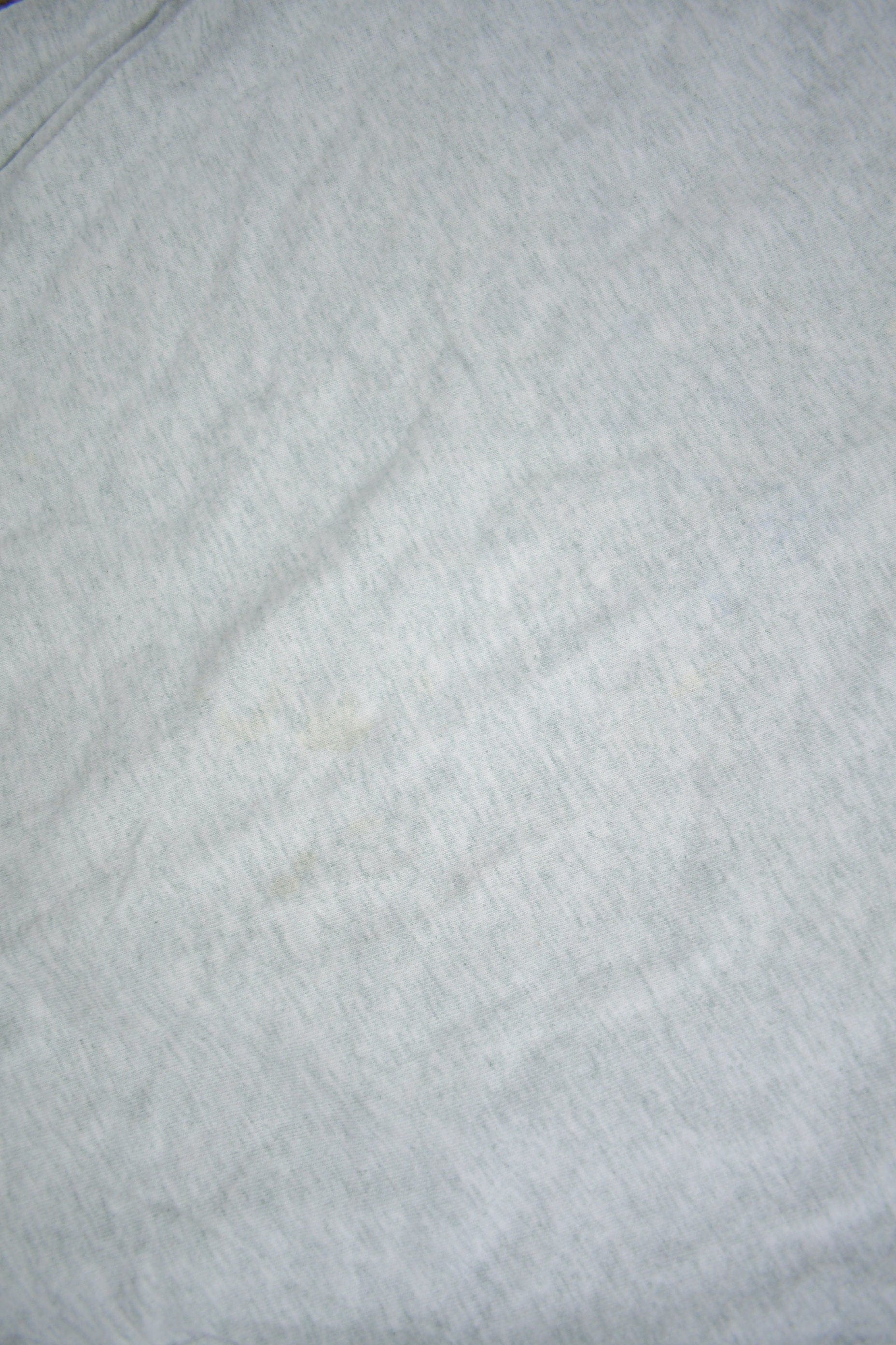 Vintage 1990s Fruit Of The Loom Blank Grey T Shirt Men's Medium from propervintagecanada