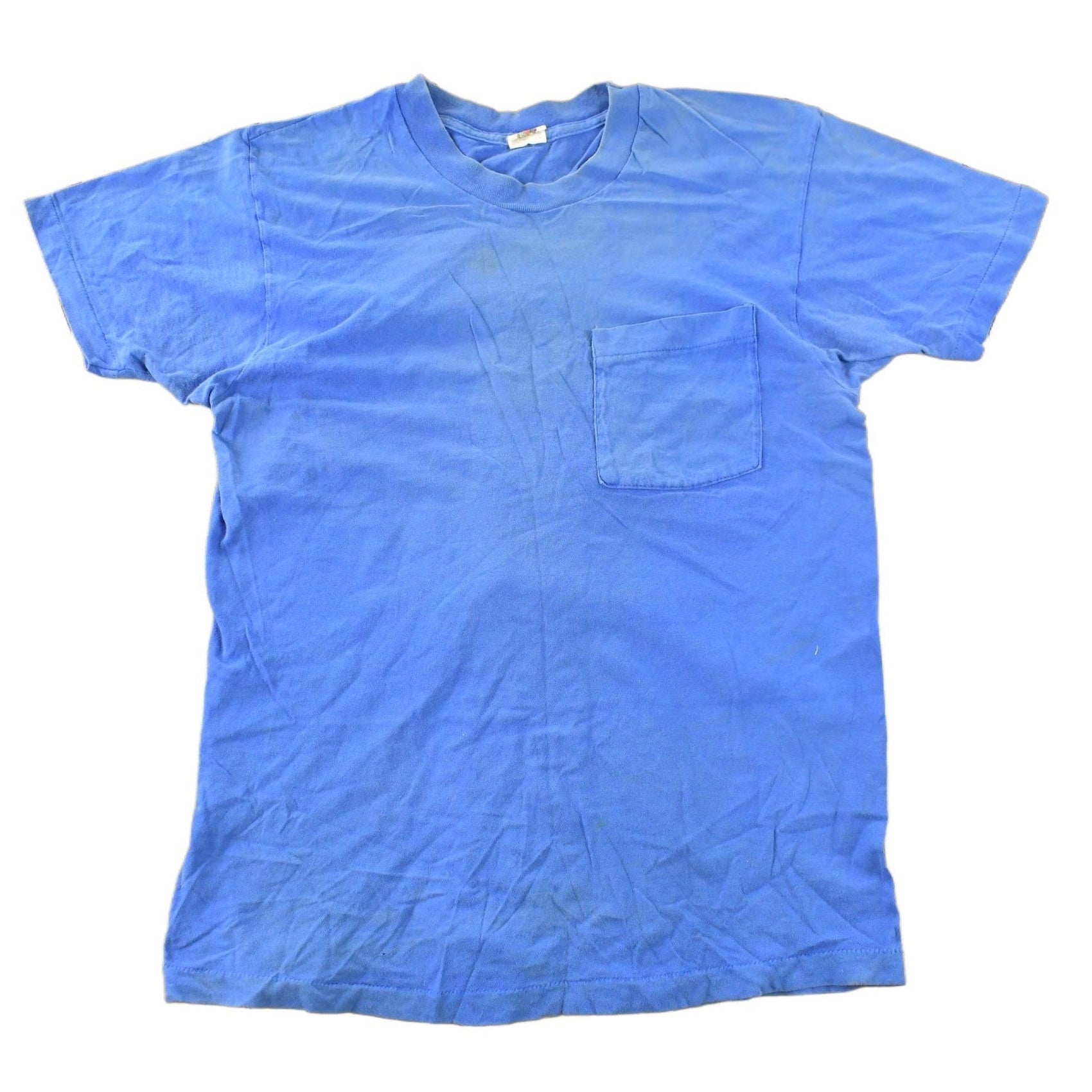 Vintage 1990s Fruit of the Loom Blank Pocket T-Shirt Men's Medium from propervintagecanada