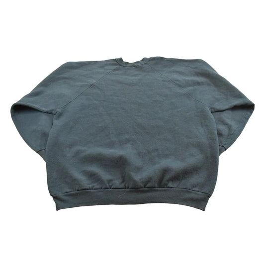 Vintage 1990s Fruit of the Loom Blank Raglan Crewneck Sweatshirt Men's L from propervintagecanada