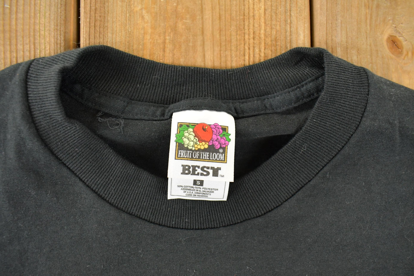 Vintage 1990s Fruit of the Loom Blank T-Shirt Men's Small from propervintagecanada