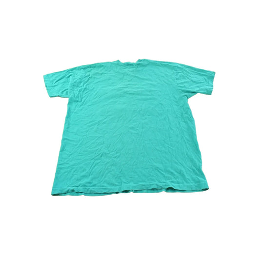 Vintage 1990s Fruit of the Loom Blank Teal Pocket T-Shirt Men's L from propervintagecanada