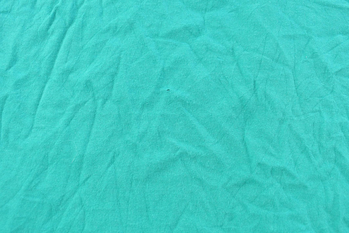 Vintage 1990s Fruit of the Loom Blank Teal Pocket T-Shirt Men's L from propervintagecanada