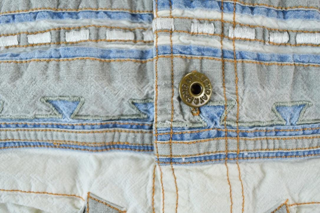 Vintage 1990s Fryday South Western Style Button Up Rodeo Shirt from propervintagecanada