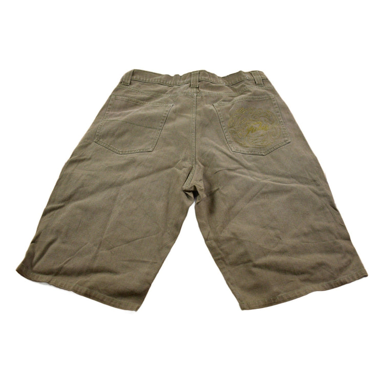 Vintage 1990s Fubu Baggy Jean Shorts Men's 36 from propervintagecanada