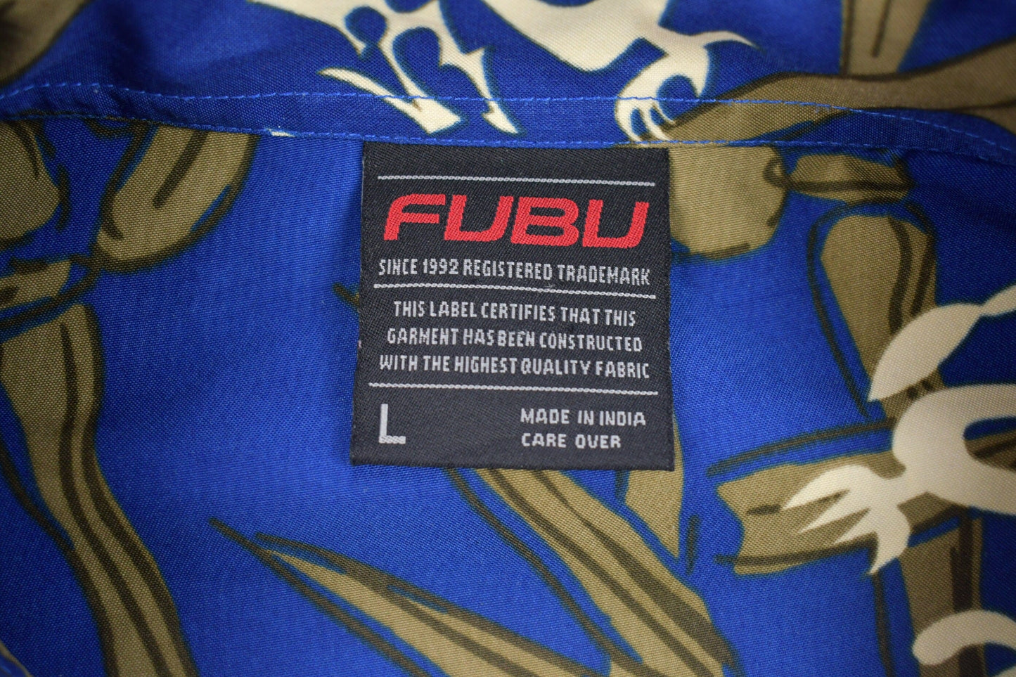Vintage 1990s Fubu Button Up Shirt Men's Large from propervintagecanada