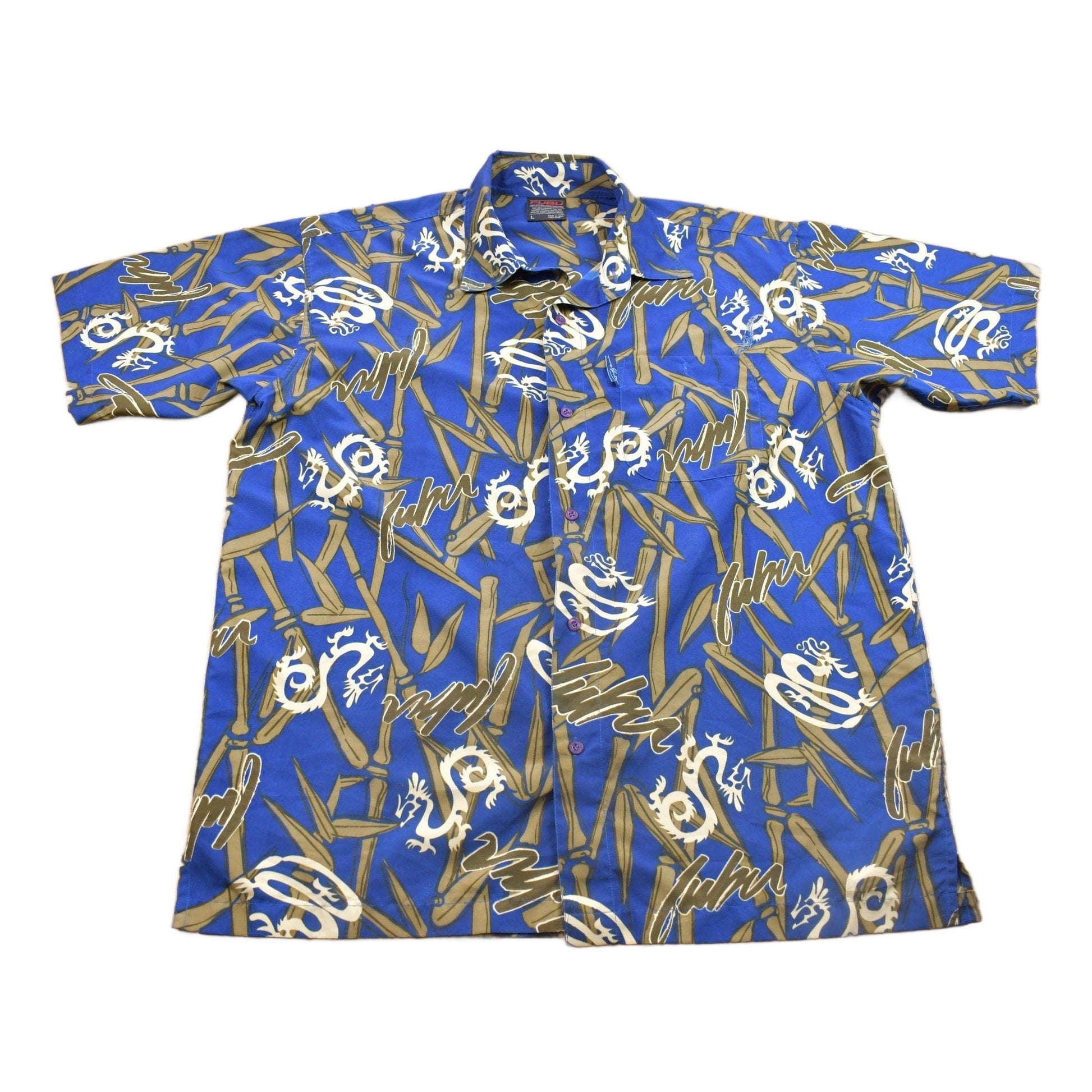 Vintage 1990s Fubu Button Up Shirt Men's Large from propervintagecanada