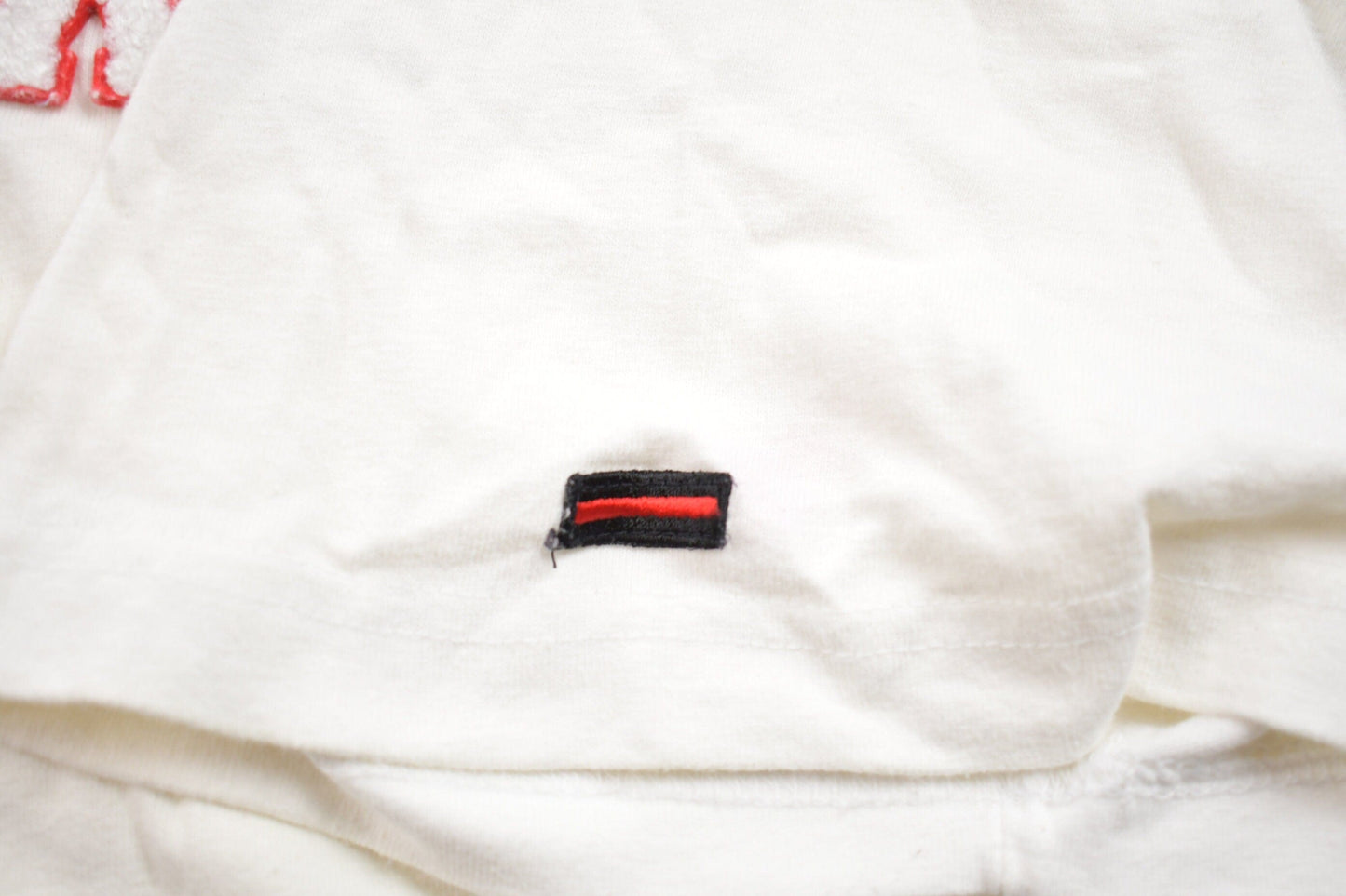 Vintage 1990s FUBU.CO.XC11 Fuzzy Embroidered Lettering T-Shirt Men's 3XL from propervintagecanada