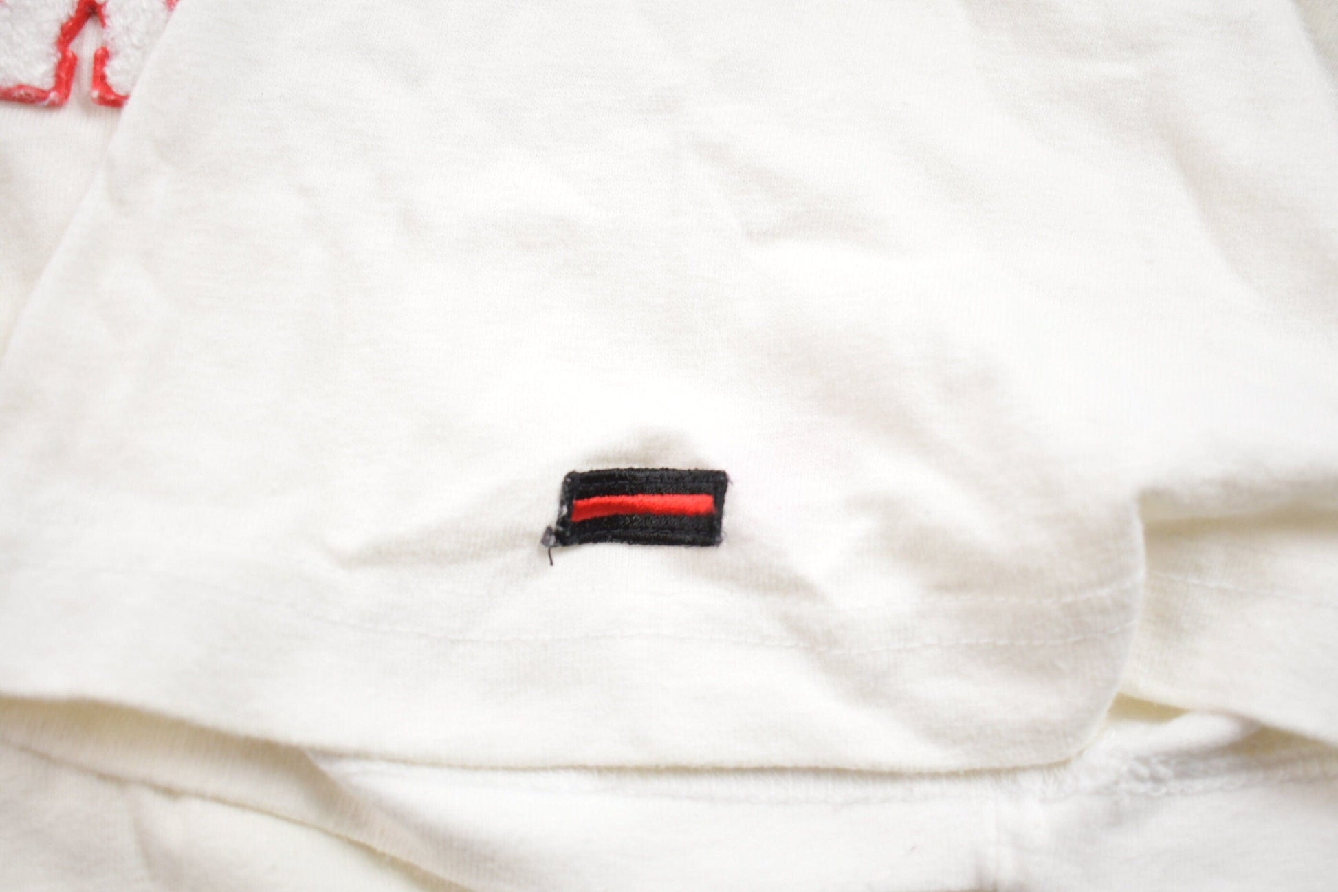 Vintage 1990s FUBU.CO.XC11 Fuzzy Embroidered Lettering T-Shirt Men's 3XL from propervintagecanada