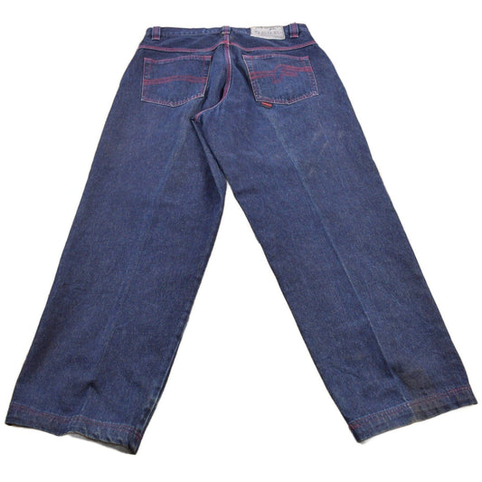 Vintage 1990s FUBU Contrast Stitch Double Knee Men's 34 x 34 from propervintagecanada