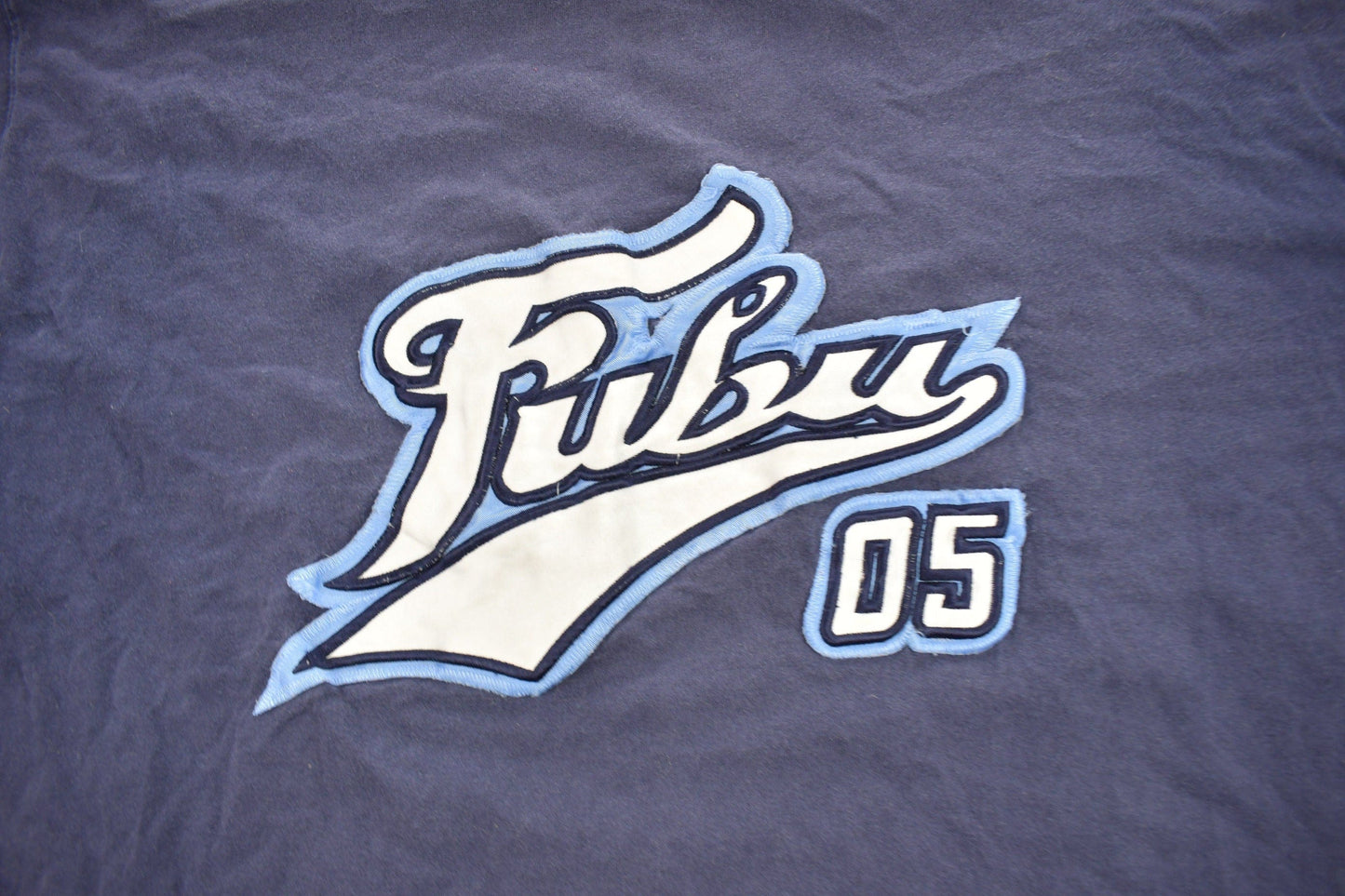 Vintage 1990s FUBU Embroidered Long Sleeve T-Shirt Hip Hop Apparel Men's 2XL from propervintagecanada