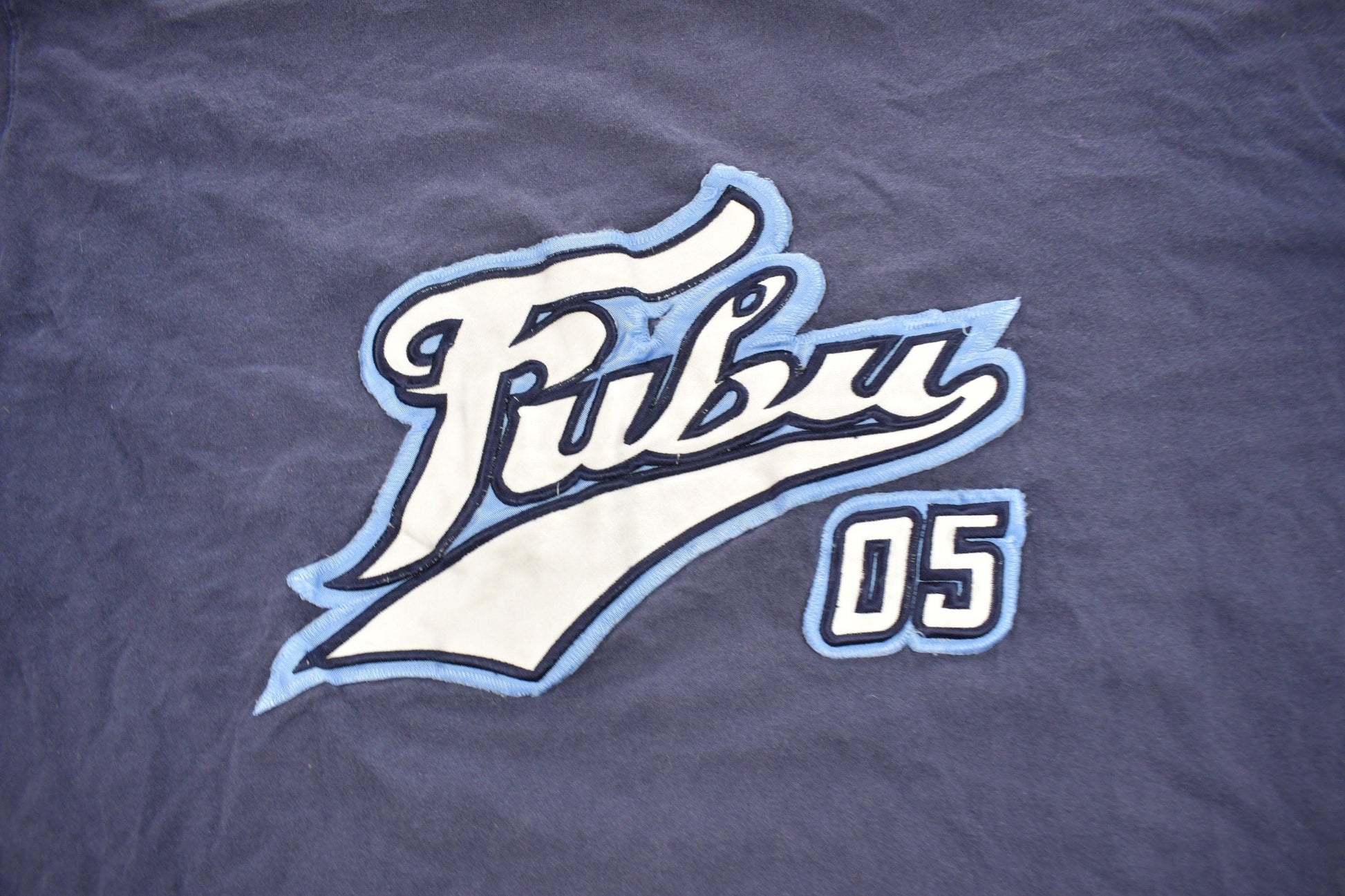 Vintage 1990s FUBU Embroidered Long Sleeve T-Shirt Hip Hop Apparel Men's 2XL from propervintagecanada
