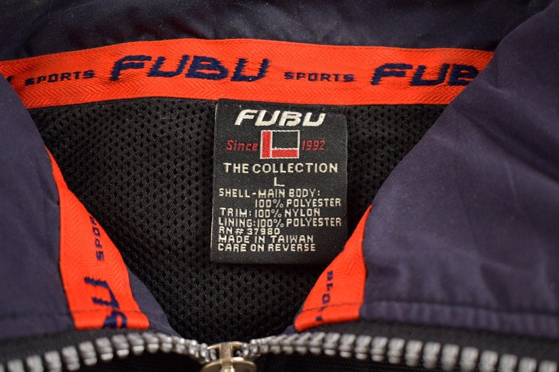 Vintage 1990s Fubu Extreme Sports Embroidered Windbreaker Jacket Men's Large from propervintagecanada
