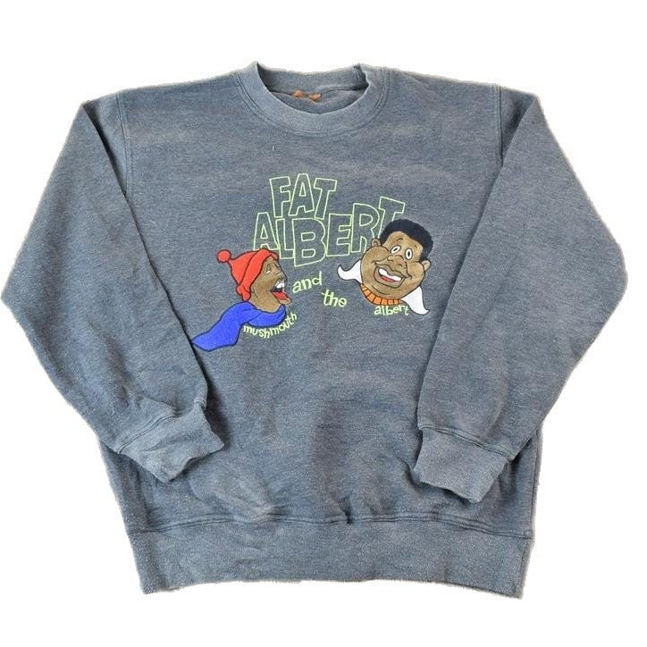 Vintage 1990s Fubu Fat Albert Heavyweight Crewneck Sweatshirt Men's Large from propervintagecanada