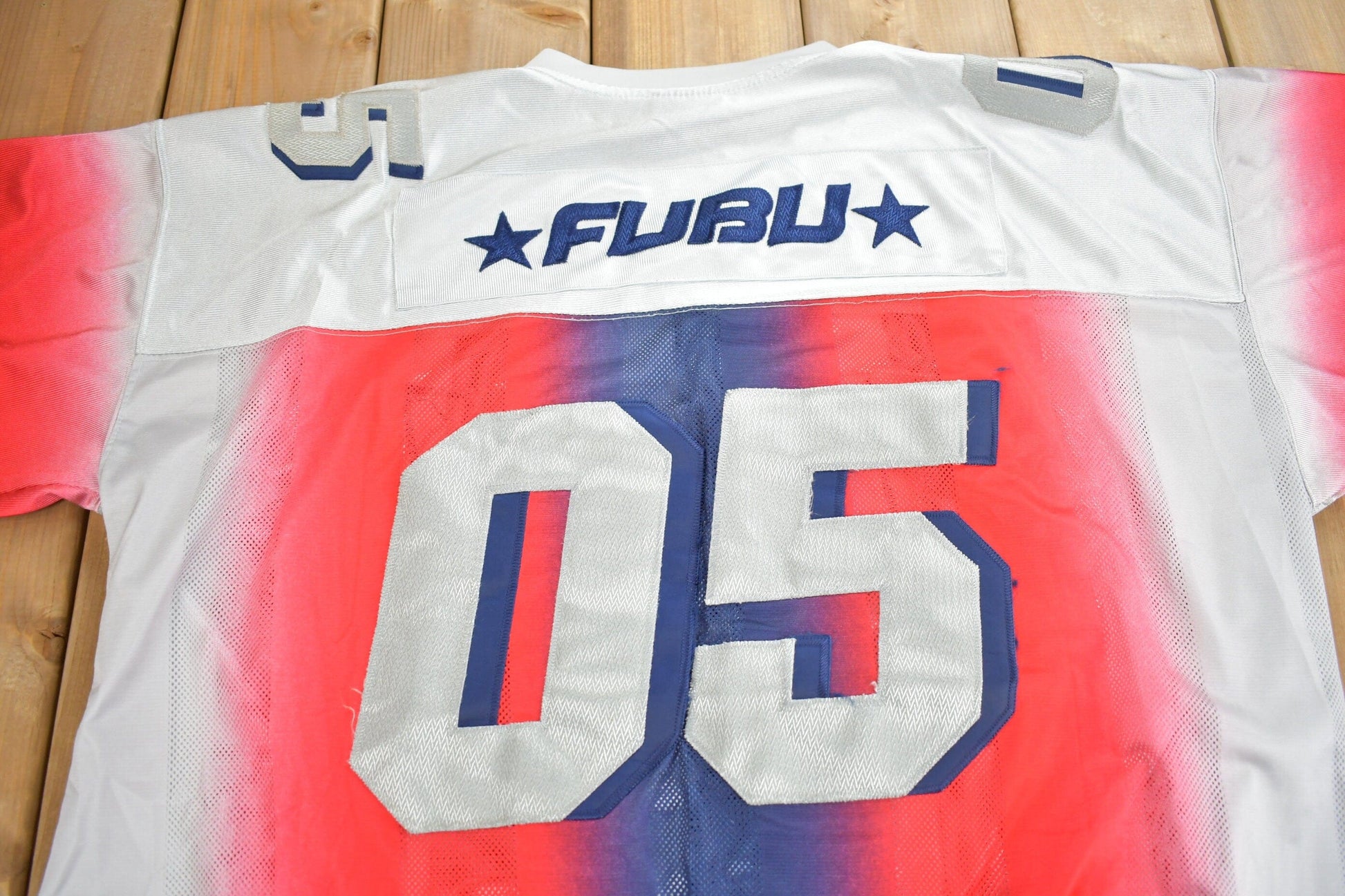 Vintage 1990s FUBU Football Jersey Men's 2XL from propervintagecanada