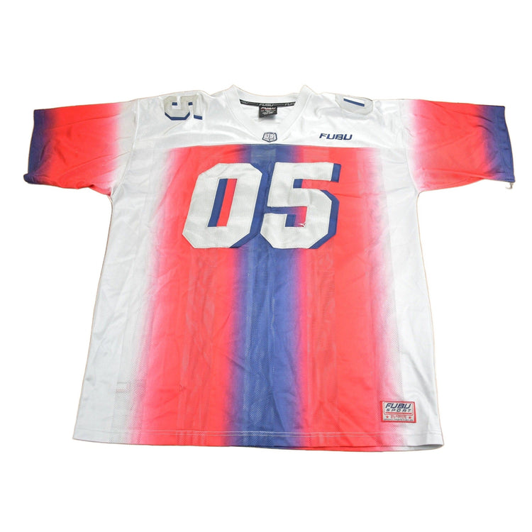 Vintage 1990s FUBU Football Jersey Men's 2XL from propervintagecanada
