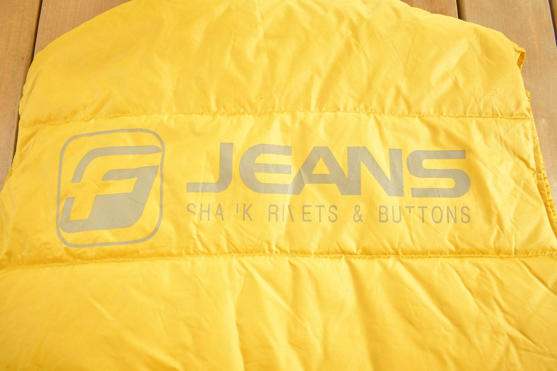 Vintage 1990s Fubu Jeans Puffer Vest Men's 2XL from propervintagecanada