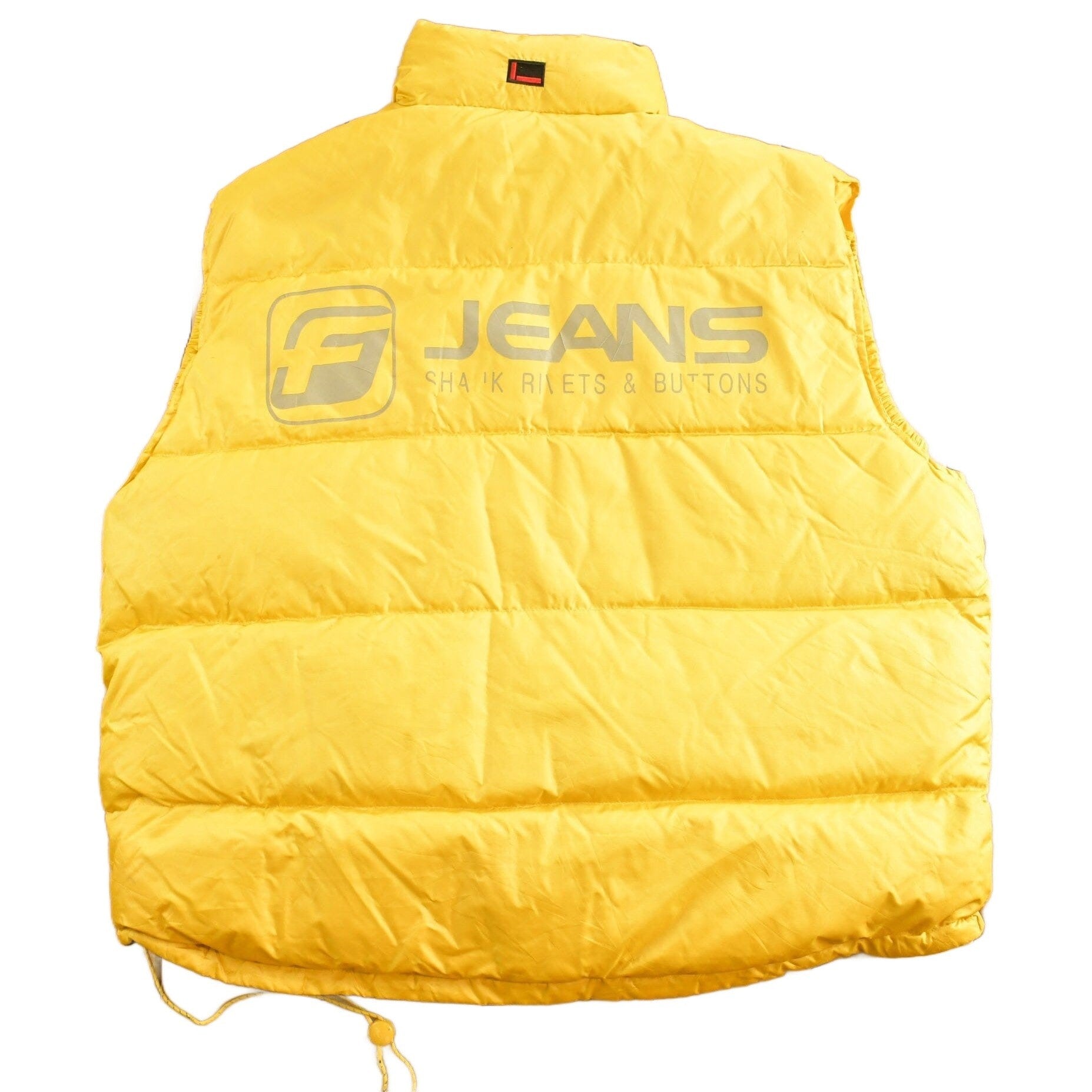 Vintage 1990s Fubu Jeans Puffer Vest Men's 2XL from propervintagecanada