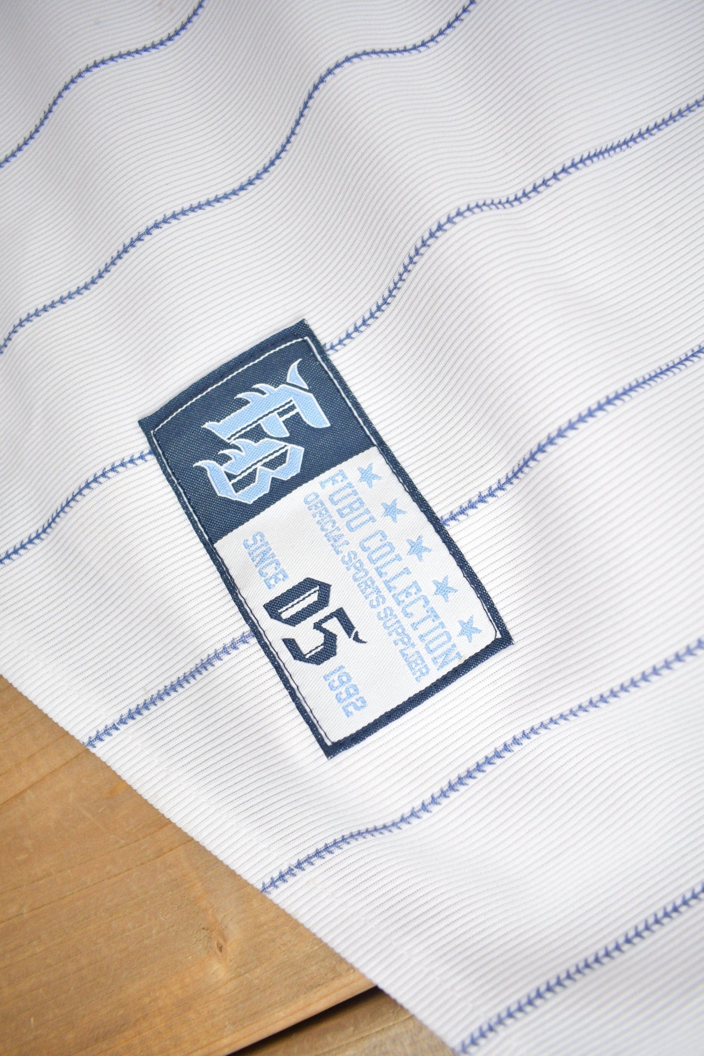 Vintage 1990s FUBU Pinstripe Baseball Jersey Men's 3XL from propervintagecanada