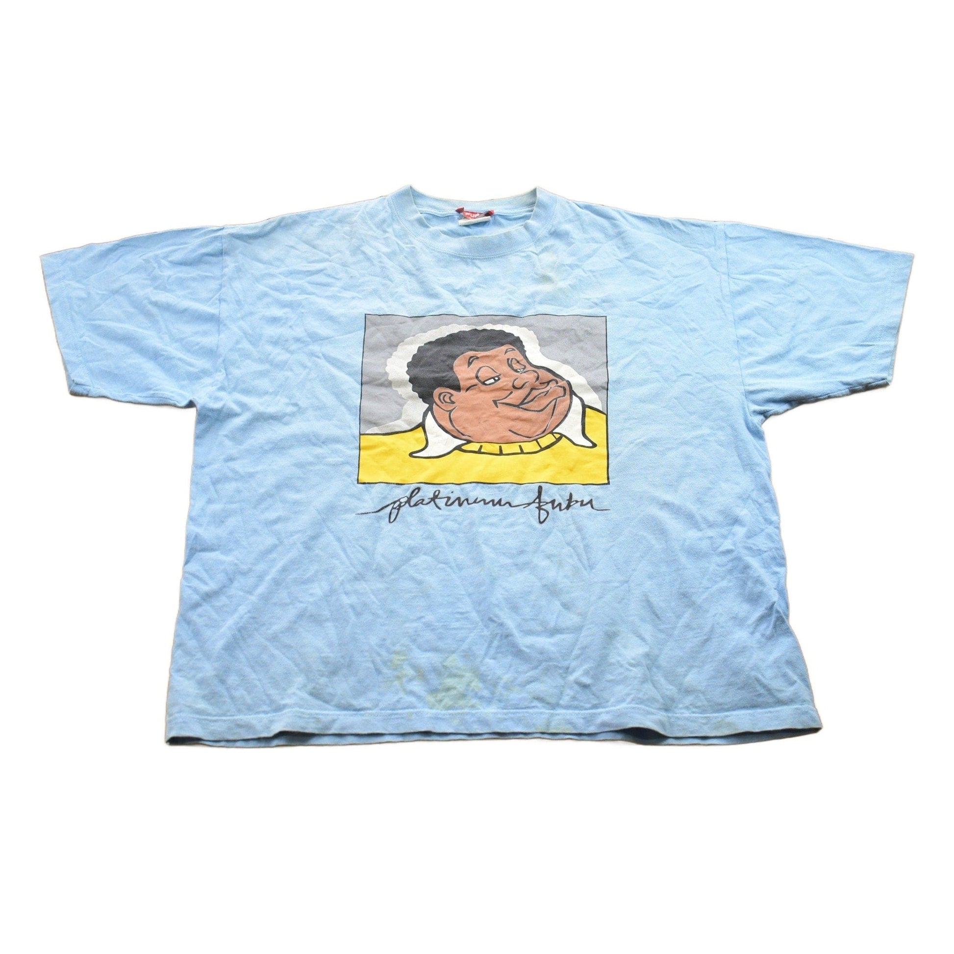 Vintage 1990s Fubu Platinum Fat Albert Graphic T-Shirt Men's XL from propervintagecanada