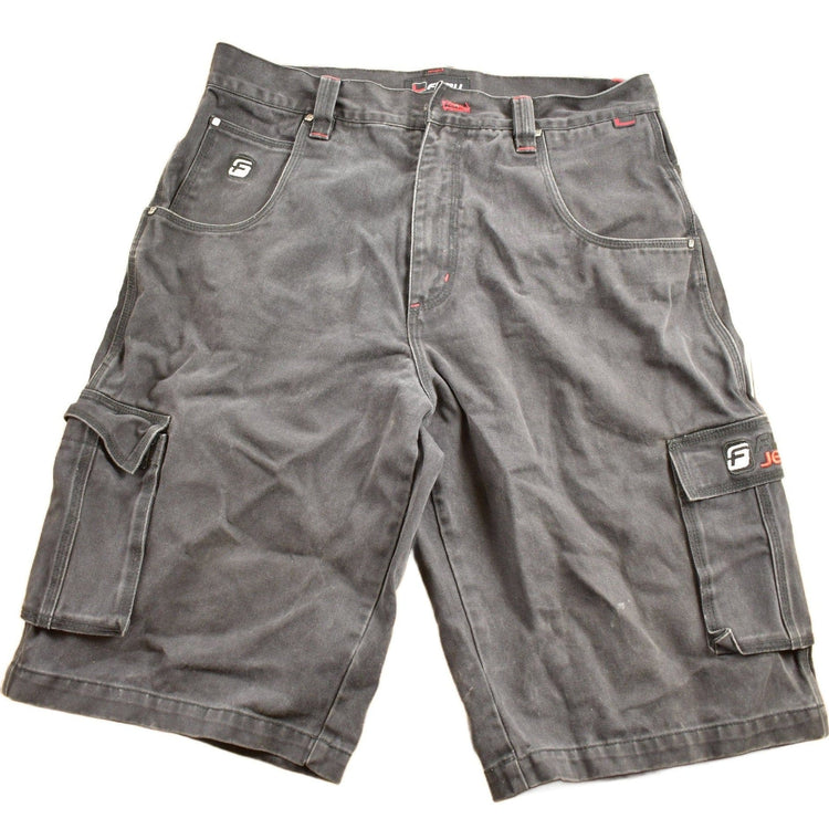 Vintage 1990s Fubu The Collection Baggy Jean Shorts Men's 36 from propervintagecanada