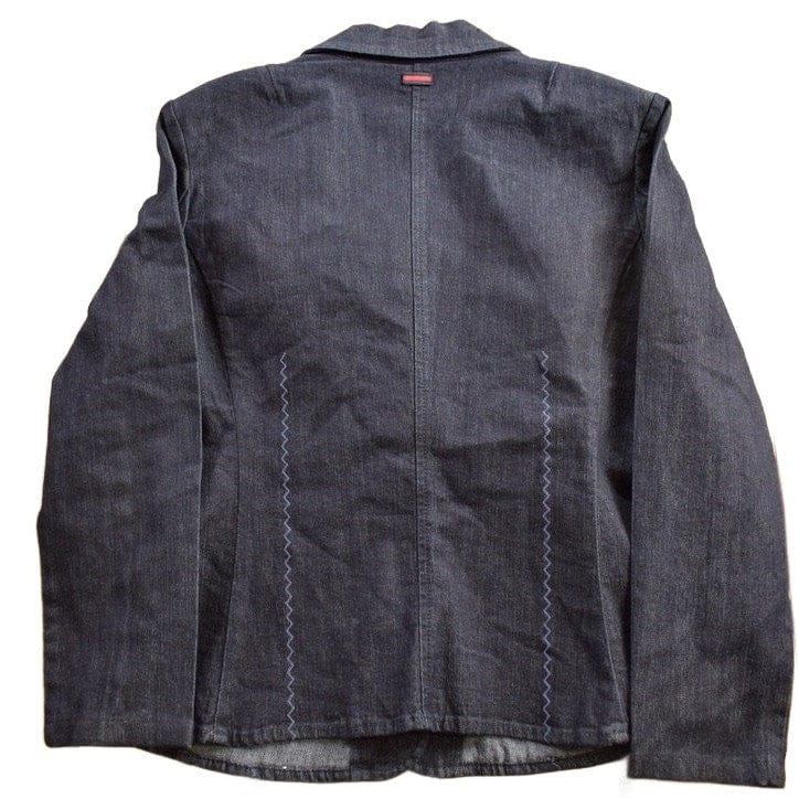 Vintage 1990s Fubu The Collection Light Weight Denim Button Up Blazer Women's S from propervintagecanada