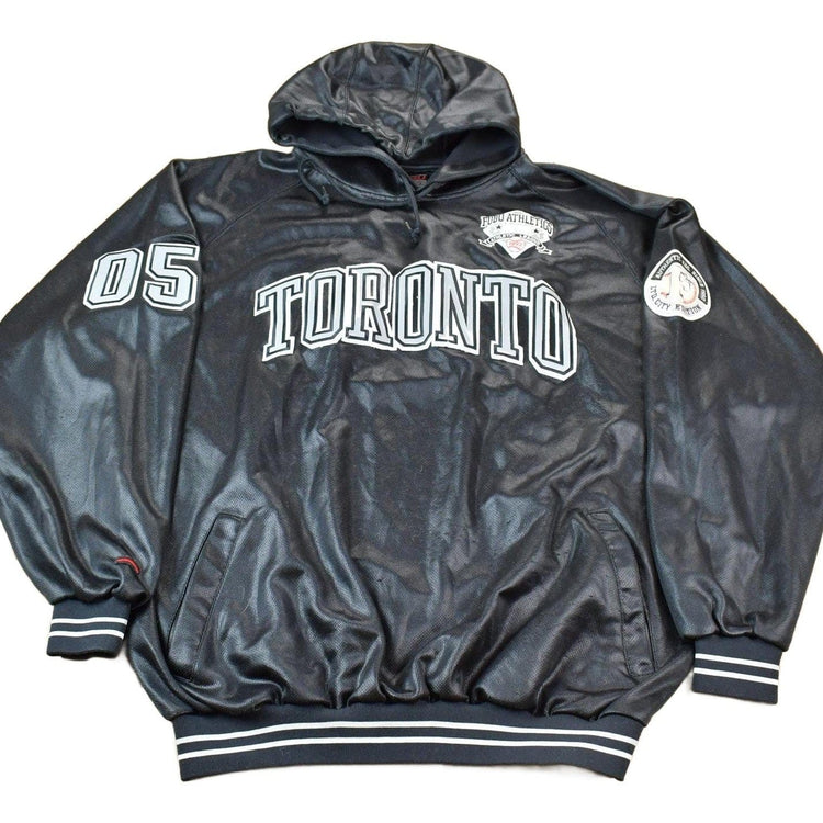 Vintage 1990s FUBU Toronto City Edition Embroidered Hoodie from propervintagecanada
