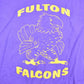 Vintage 1990s Fulton Falcons Graphic T-Shirt / Streetwear / Retro Style / Single Stitch / Made In USA / 90s Graphic Tee / Collegiate Style from propervintagecanada