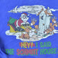 Vintage 1990s Funny Santa Cartoon Crewneck Sweater Men's XL from propervintagecanada