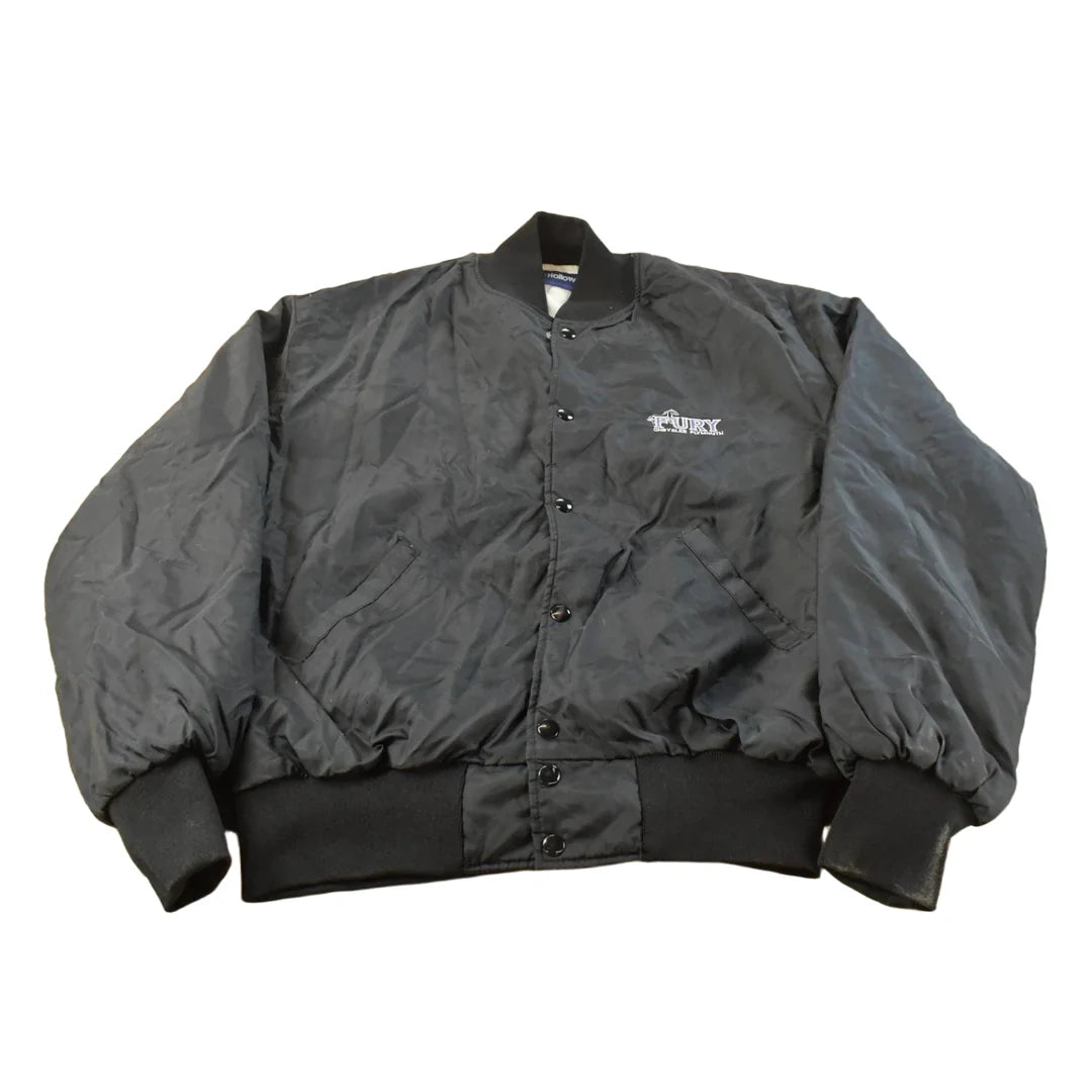 Vintage 1990s Fury Chrysler Plymouth Car Bomber Jacket Men's XL from propervintagecanada
