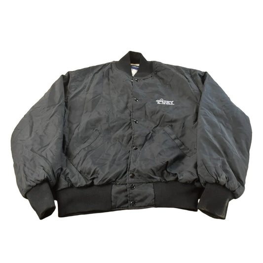 Vintage 1990s Fury Chrysler Plymouth Car Bomber Jacket Men's XL from propervintagecanada