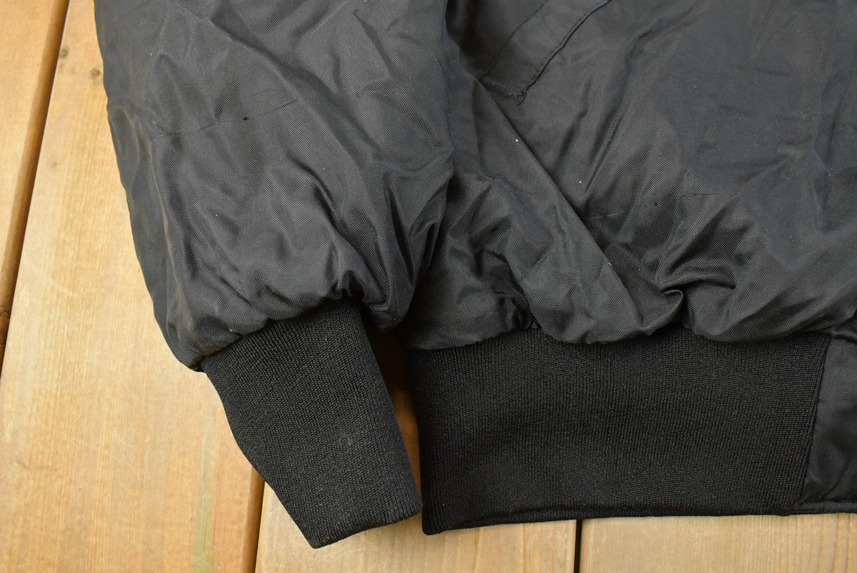 Vintage 1990s Fury Chrysler Plymouth Car Bomber Jacket Men's XL from propervintagecanada