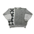 Vintage 1990s Gabrielle Abstract Pattern Knit Crewneck Sweater Mens M from propervintagecanada