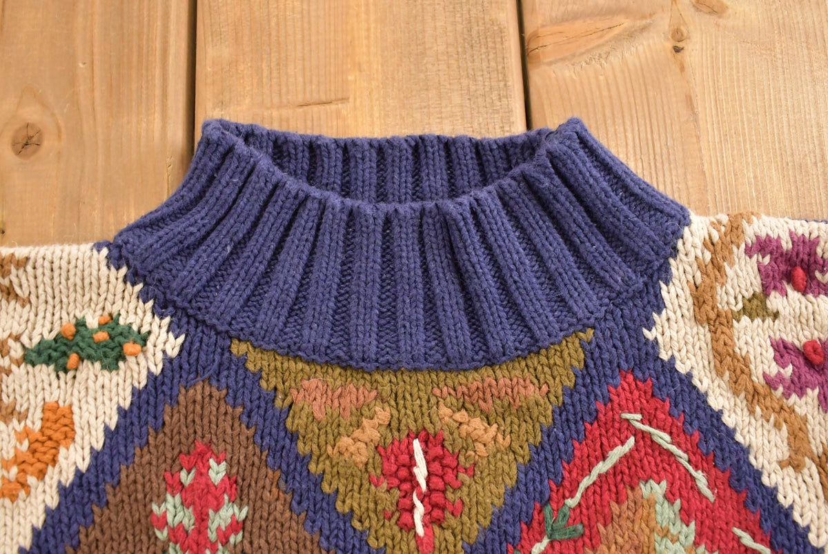 Vintage 1990s Gallagher Knit Mock Neck Sweater Women's M from propervintagecanada