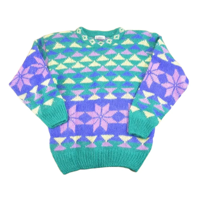 Vintage 1990s Gallagher Mohair Knit Crewneck Sweater Women's S from propervintagecanada