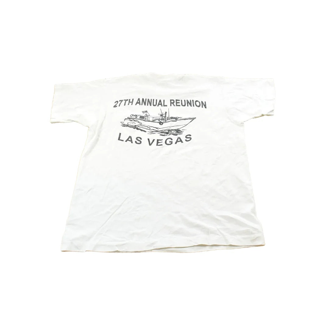 Vintage 1990s Game Wardens of Vietnam Las Vegas Reunion Army Souvenir T-Shirt Mens M from propervintagecanada