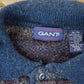 Vintage 1990s Gant Knit Abstract Pattern Quarter Button Crewneck Sweater Men's XL from propervintagecanada