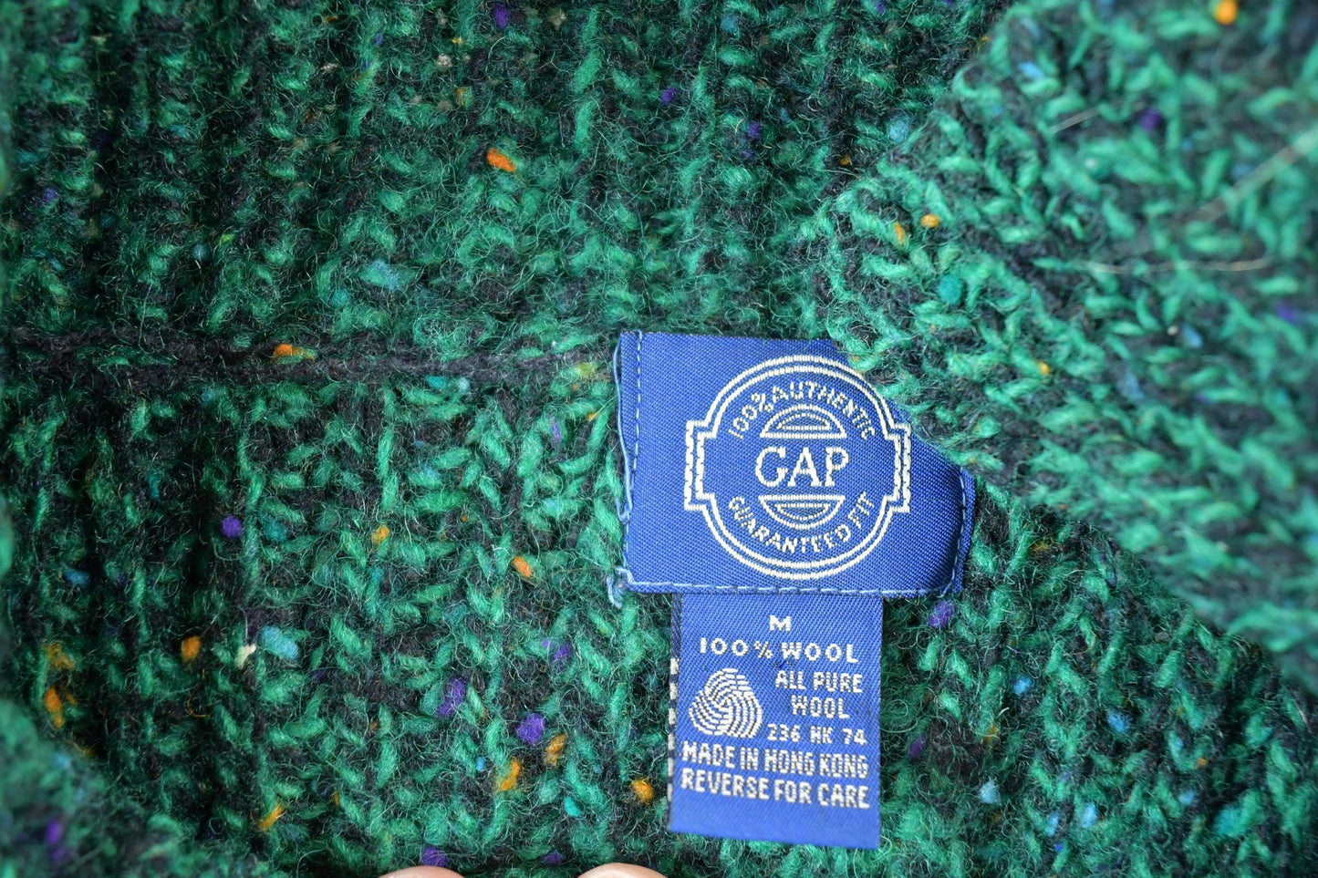 Vintage 1990s Gap 100% Wool Knit Sweater Womens Small from propervintagecanada