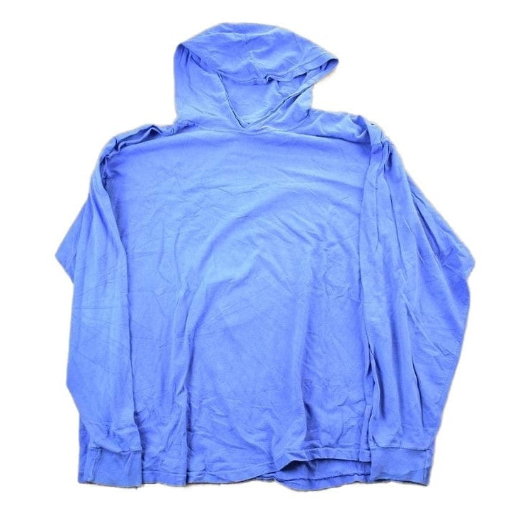 Vintage 1990s Gap Blank Blue Hoodie Men's XL from propervintagecanada